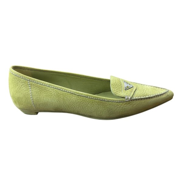 Vintage Prada Green Flats - Picture 3 of 9